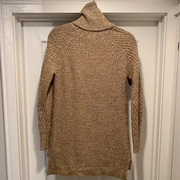 Tan Turtleneck Sweater - Picture 4 of 6